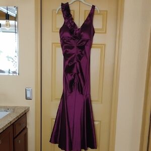 R&M Richards Elegant Dress in Rich Purple~NWOT